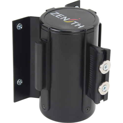 Wall Mount Barrier with Magnetic Tape, Steel, Screw Mount, 7', Red Tape Seaboard Timber Mart