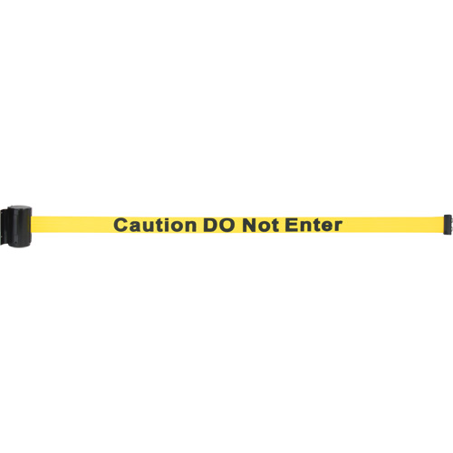 Magnetic Tape Cassette for Build-Your-Own Crowd Control Barrier, Caution Do Not Enter, 7', Yellow Tape Seaboard Timber Mart