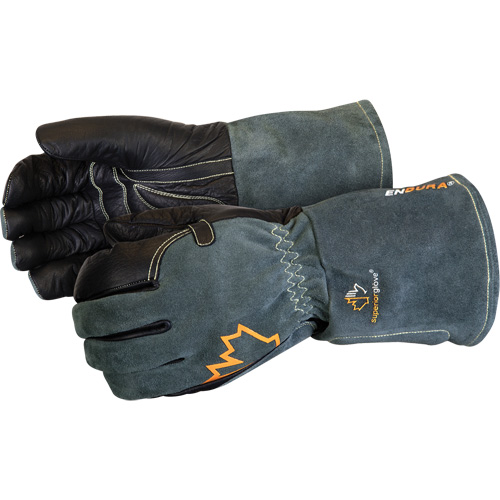 Gants de soudage &agrave; l'arc MIG Endura, Cuir fleur de vache, Taille Moyen Seaboard Timber Mart