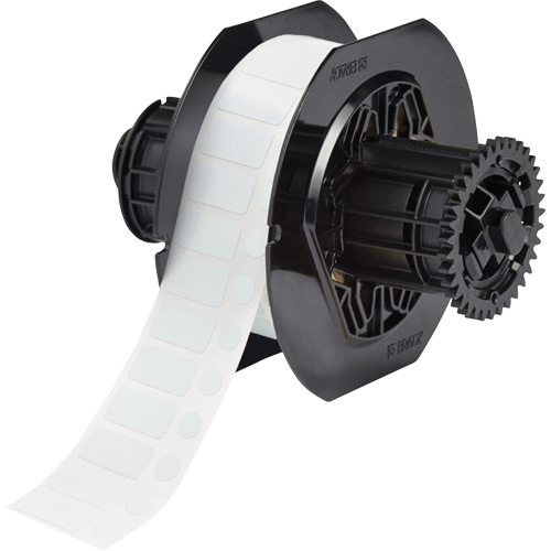 B33 Series Chemical Resistant Laboratory & Vial Top Labels, Polyester, 1" L x 0.5" H, White Seaboard Timber Mart