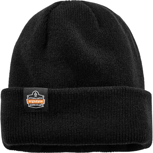 Tuque en tricot c&ocirc;tel&eacute; avec fermeture &agrave; glissi&egrave;re N-Ferno, Taille unique, Noir Seaboard Timber Mart