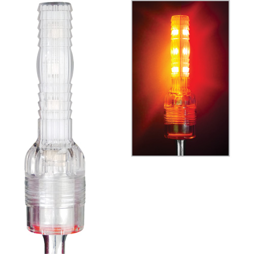 Tiges de s&eacute;curit&eacute; avec lumi&egrave;re DEL tr&egrave;s visibles Safety Whip Seaboard Timber Mart