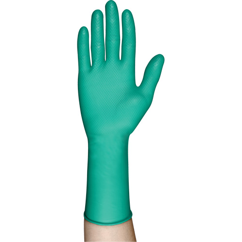 Gants jetables s&eacute;rie 93-287, Petit, Nitrile, 8,7 mils, Sans poudre, Vert Seaboard Timber Mart
