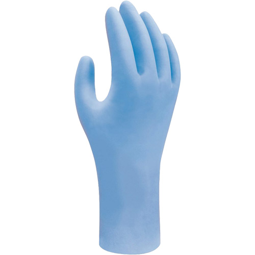 Biodegradable Disposable Gloves, X-Small, Nitrile, 2.5-mil, Powder-Free, Blue Seaboard Timber Mart