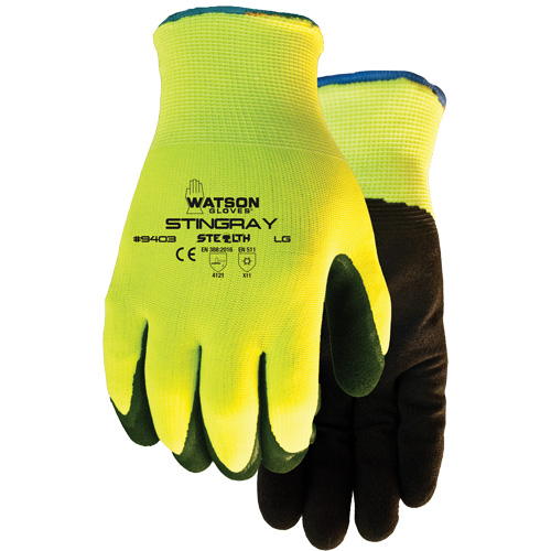 Stealth Stingray Insulated Gloves, X-Large, Nitrile Coating, 13 Gauge, Polyester Shell Seaboard Timber Mart