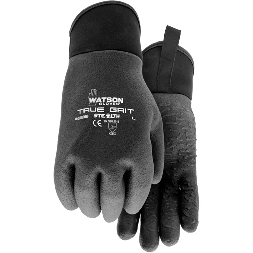 True Grit Coated Gloves, Small, Foam PVC Coating, Nylon Shell Seaboard Timber Mart