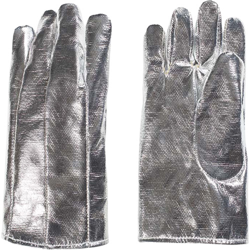 Heat Resistant Gloves, Aluminized/Kevlar&reg;, One Size, Protects Up To 800° F (426.66° C) Seaboard Timber Mart