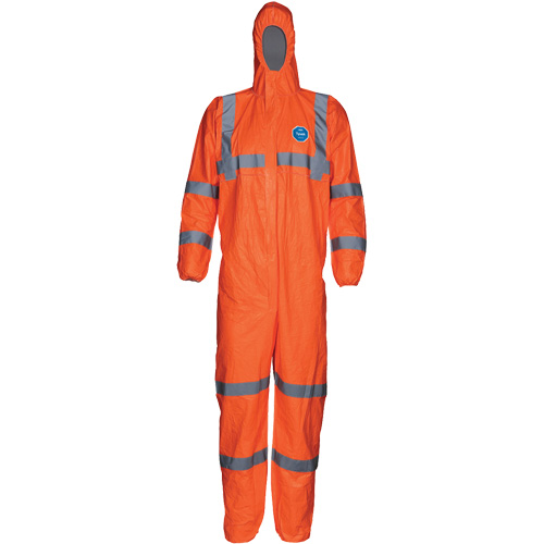 HV High Visibility Coveralls with Hood, Small, Orange, Tyvek&reg; 500 Seaboard Timber Mart