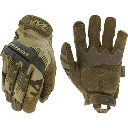 M-Pact&reg; MultiCam Tactical Impact Gloves, 8, Synthetic Palm, Hook & Loop Cuff Seaboard Timber Mart
