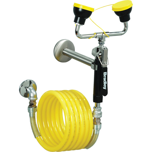 Poste de douche oculaire, Installation Montage mural Seaboard Timber Mart