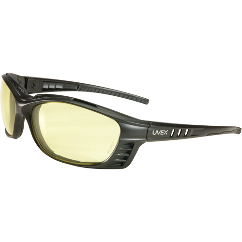 Uvex&reg; Livewire Safety Glasses with HydroShield Lenses, Amber Lens, Anti-Fog, ANSI Z87+/Meets/Exceeds CSA Z94.3 Seaboard Timber Mart