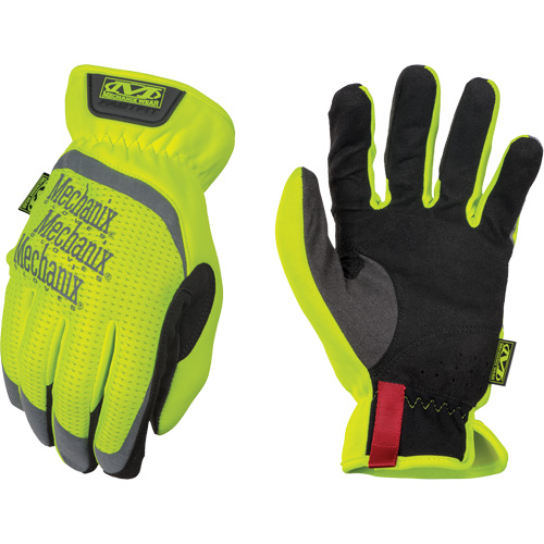 FastFit&reg; High-Visibility Work Gloves, Synthetic Palm, Size X-Large/11 Seaboard Timber Mart