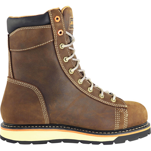 Bottes de travail pour monteur, Cuir, Embout Acier, Taille 7, Imperm&eacute;able Seaboard Timber Mart