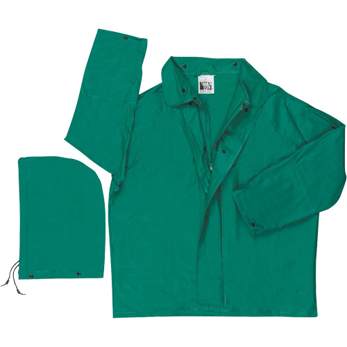 Imperm&eacute;able avec limite dinflammabilit&eacute; Dominator, Polyester/PVC, Grand, Vert Seaboard Timber Mart