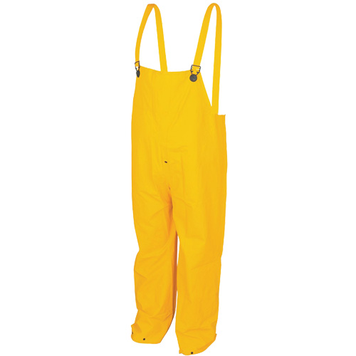 Pantalons &agrave; bavette imperm&eacute;ables de s&eacute;rie classique, Grand, Polyester/PVC, Jaune Seaboard Timber Mart