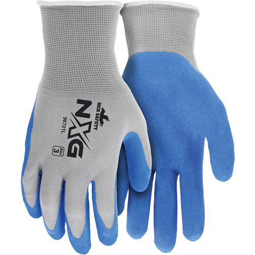 NXG&reg; Coated Gloves, Large, Rubber Latex Coating, 13 Gauge, Nylon Shell Seaboard Timber Mart