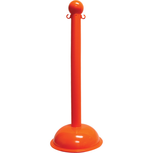 Heavy-Duty Stanchion, 40" High, Orange Seaboard Timber Mart