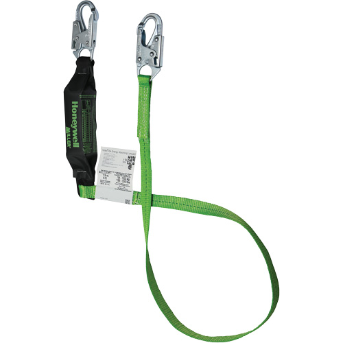 Miller&reg; HP Shock-Absorbing Lanyard, 6', Locking Snap Hook Center, Locking Snap Hook Leg Ends, Polyester Seaboard Timber Mart