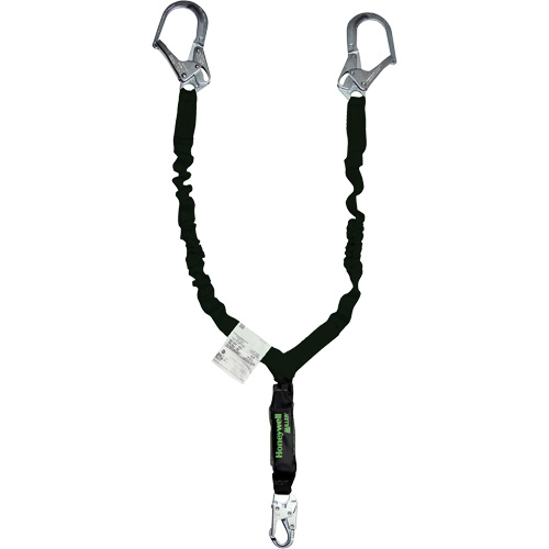 Miller&reg; Arc-Rated Shock-Absorbing Lanyard, 6', Locking Snap Hook Center, Locking Snap Hook Leg Ends, Kevlar&reg; Seaboard Timber Mart