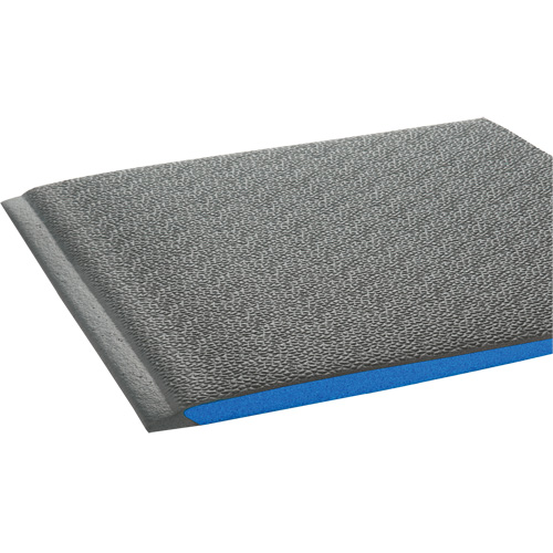 Wear-Bond Comfort-King Ergonomic Mats, Pebbled, 3' x 5' x 9/16", Grey, Vinyl Foam Seaboard Timber Mart
