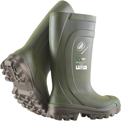 Thermolite Insulated Safety Boots, Polyurethane, Composite Toe, Size 6, Puncture Resistant Sole Seaboard Timber Mart