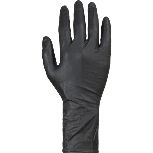 Gants jetables KeepKleen, Petit, Nitrile, 8 mils, Sans poudre, Noir Seaboard Timber Mart