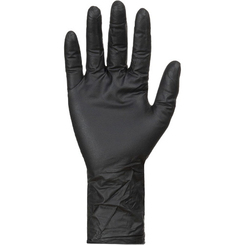 Gants jetables KeepKleen, Petit, Nitrile, 8 mils, Sans poudre, Noir Seaboard Timber Mart