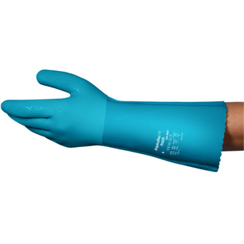 AlphaTec&reg; 04-003 Chemical Resistant Gloves, Size 8, 14" L, Nitrile/PVC, Fleece Inner Lining, Winter Weight Seaboard Timber Mart