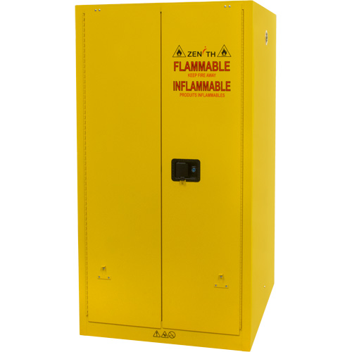 Armoire pour produits inflammables, 60 gal., 2 Porte(s), 34" La x 65" h x 34" p Seaboard Timber Mart