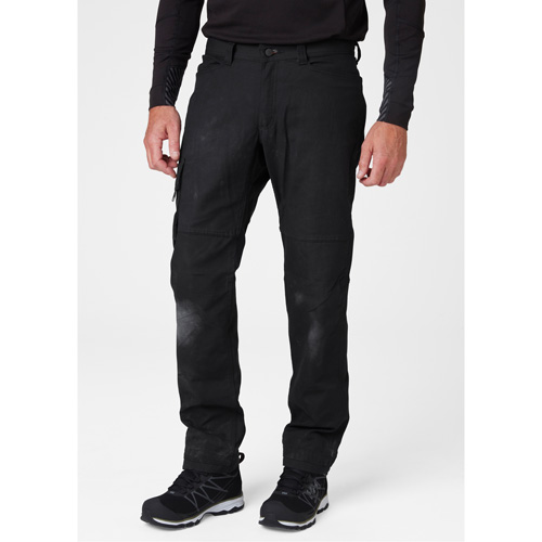 Oxford Service Pants, Poly-Cotton, Black, Size 30, 30 Inseam Seaboard Timber Mart