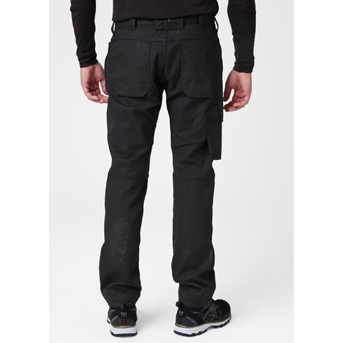 Oxford Service Pants, Poly-Cotton, Black, Size 30, 30 Inseam Seaboard Timber Mart