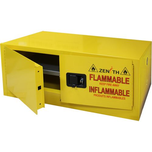 Flammable Storage Cabinet, 12 gal., 2 Door, 43" W x 18" H x 18" D Seaboard Timber Mart