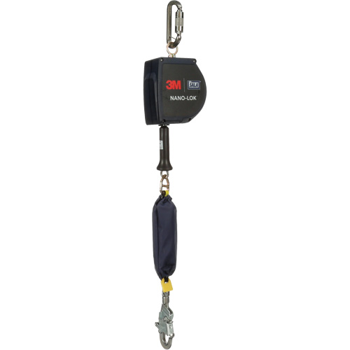 Cordage de s&eacute;curit&eacute; autor&eacute;tractable allong&eacute; Nano-Lok, 15', Acier inoxydable, Pivotant Seaboard Timber Mart