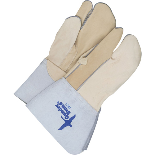 One-Finger Leather Mitts, Grain Cowhide, Size 9 Seaboard Timber Mart