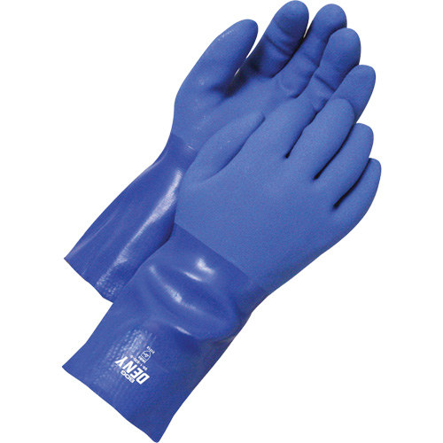 Deny Coated Gloves, 8, PVC Coating, Cotton Shell Seaboard Timber Mart