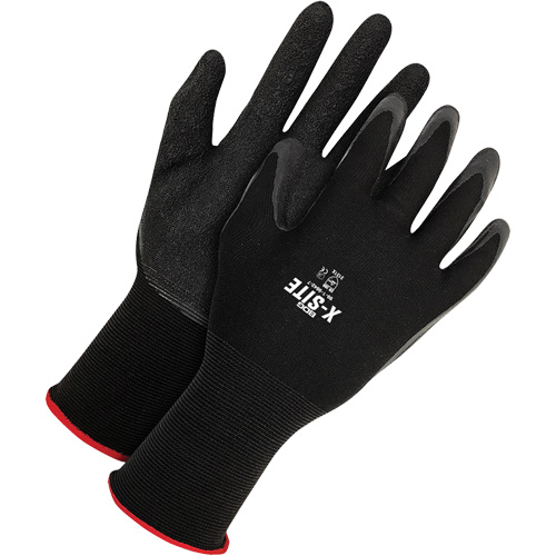 X-Site Coated Gloves, 11, Latex Coating, 15 Gauge, Nylon Shell Seaboard Timber Mart