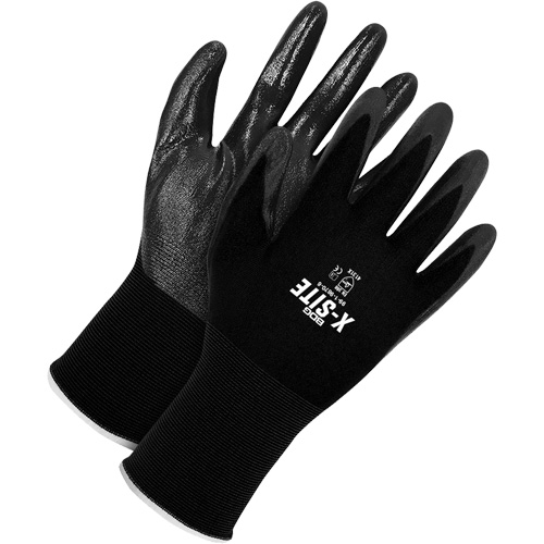 X-Site Coated Gloves, 6, Bi-Polymer Coating, 15 Gauge, Nylon Shell Seaboard Timber Mart