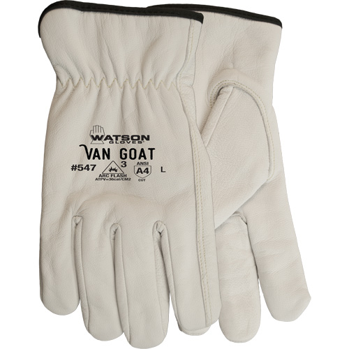 Gants de travail r&eacute;sistants aux coupures Van Goat, Grand, 36 cal/cm², Niveau 3, NFPA 70E Seaboard Timber Mart