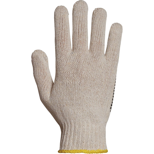 Gant en tricot avec pois de PVC Sure Grip, Poly/coton, Un c&ocirc;t&eacute;, Calibre 7, T-petit Seaboard Timber Mart