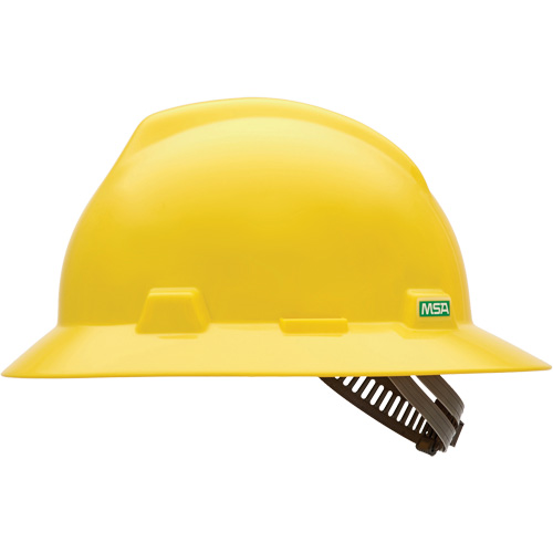 Casque de s&eacute;curit&eacute; &agrave; fente et bordure compl&egrave;te V-Gard, Suspension &agrave; douille, Non ventil&eacute; Seaboard Timber Mart