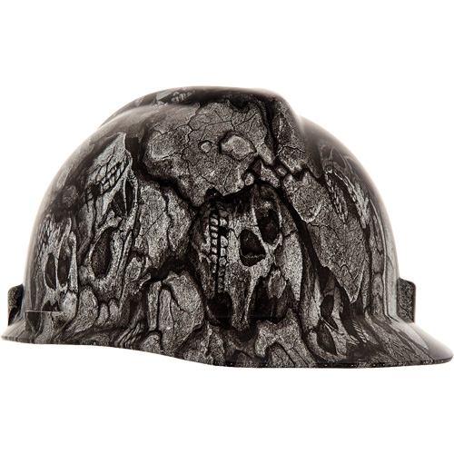 Casque de s&eacute;curit&eacute; Hydro Dip V-Gard, R&eacute;pond aux normes CSA type 1, Suspension Rochet, Non ventil&eacute; Seaboard Timber Mart