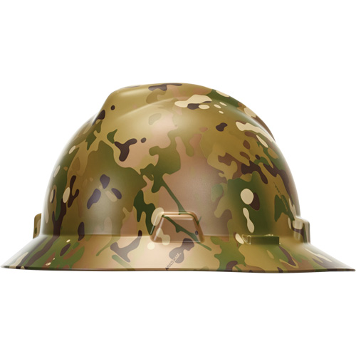 Casque de s&eacute;curit&eacute; &agrave; bordure compl&egrave;te Hydro Dip V-Gard, R&eacute;pond aux normes CSA type 1, Suspension Rochet, Non ventil&eacute; Seaboard Timber Mart