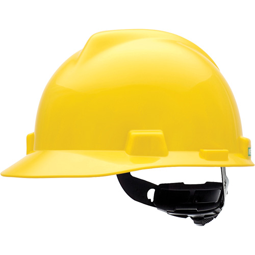 Casque de s&eacute;curit&eacute; &agrave; fentes V-Gard, R&eacute;pond aux normes CSA type 1, Suspension Rochet, Non ventil&eacute; Seaboard Timber Mart