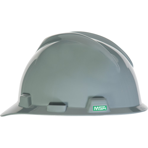 Casque de s&eacute;curit&eacute; &agrave; fentes V-Gard, R&eacute;pond aux normes CSA type 1, Suspension Glissement rapide, Non ventil&eacute; Seaboard Timber Mart