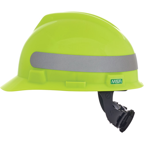 Casque de s&eacute;curit&eacute; &agrave; fentes V-Gard, R&eacute;pond aux normes CSA type 1, Suspension Rochet, Non ventil&eacute; Seaboard Timber Mart