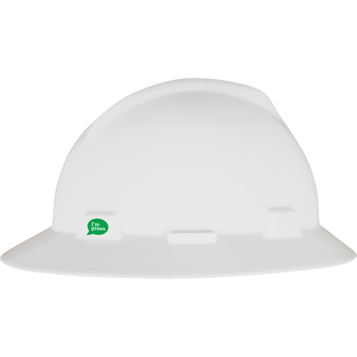 V-Gard&reg; GREEN Slotted Full Brim Hard Hat, Meets CSA Type 1, Ratchet Suspension Seaboard Timber Mart