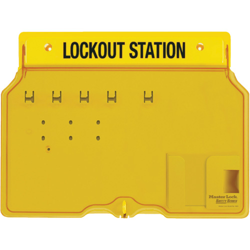 Trilingual Covered Lock Station, None Padlocks, 4 Padlock Capacity, Padlocks Not Included Seaboard Timber Mart