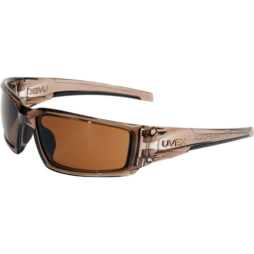 Lunettes de s&eacute;curit&eacute; Uvex HydroShield Hypershock, Lentille Espresso, Antibu&eacute;e/Anti-&eacute;gratignures, ANSI Z87+/R&eacute;pond ou surpasse la norme CSA Z94.3 Seaboard Timber Mart
