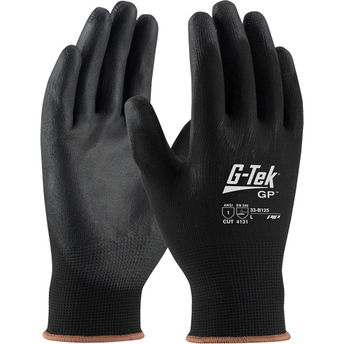 G-Tek&reg; GP Coated Gloves, Small, Polyurethane Coating, 13 Gauge, Nylon Shell Seaboard Timber Mart