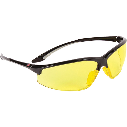 Dynamic Hummingbird Semi-Rimless Safety Glasses, Amber Lens, Anti-Fog, ANSI Z87+/Meets/Exceeds CSA Z94.3 Seaboard Timber Mart